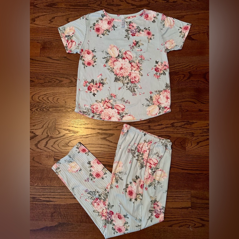Flora Nikrooz 2-piece Ribbed Women’s Pajama Set - Picture 3 of 11